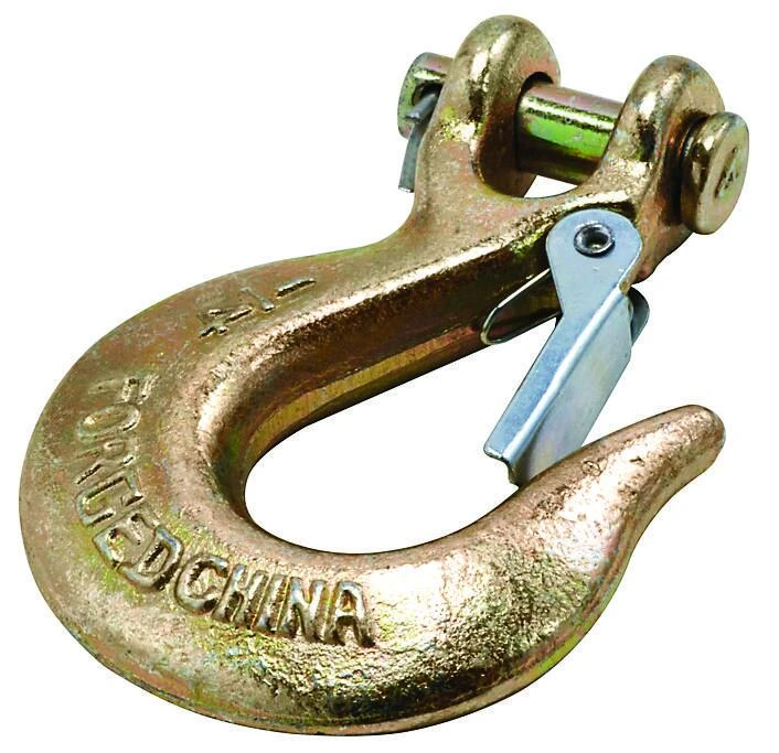 1/4 In. Forged Steel Clevis Hook With Latch - Grade 70 Specifications