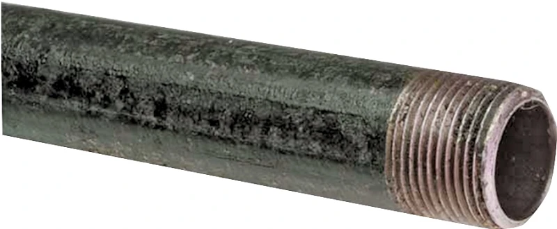 1 Inch X 10 Feet Carbon Steel Threaded Black Pipe - Schedule 40