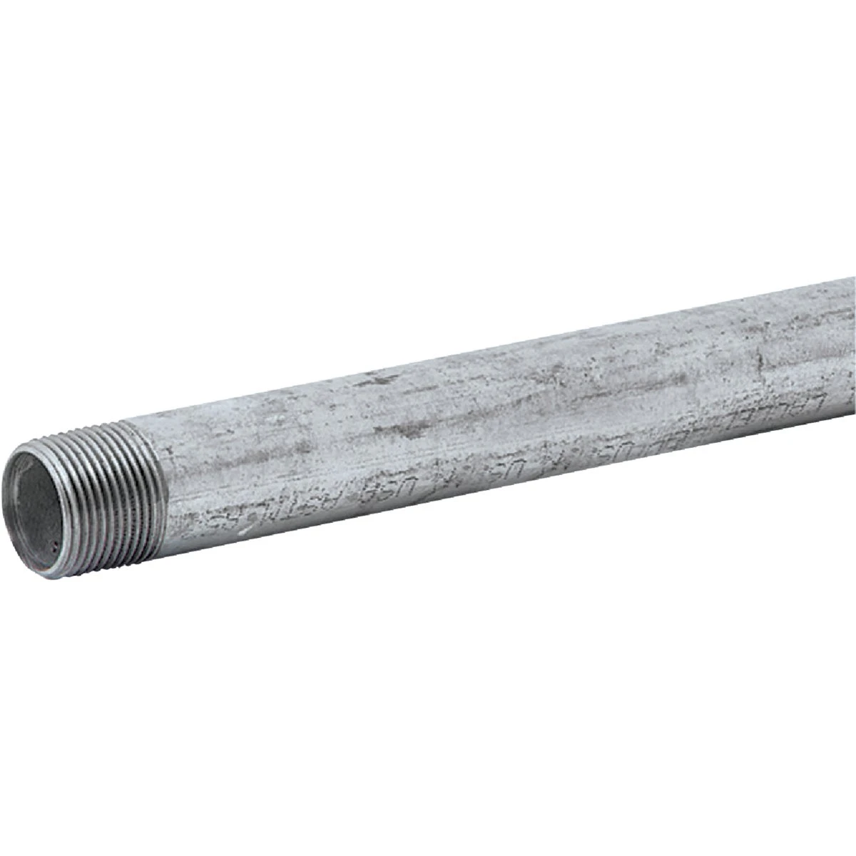 1/8 In. X 10 Ft. Carbon Steel Threaded Galvanized Pipe - Schedule 40