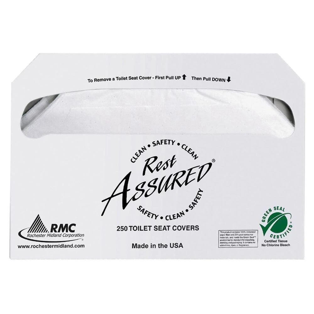 Toilet Seat Covers, Biodegradable, 250 Per Pack, 20-Pk., 5000 Ct. Total