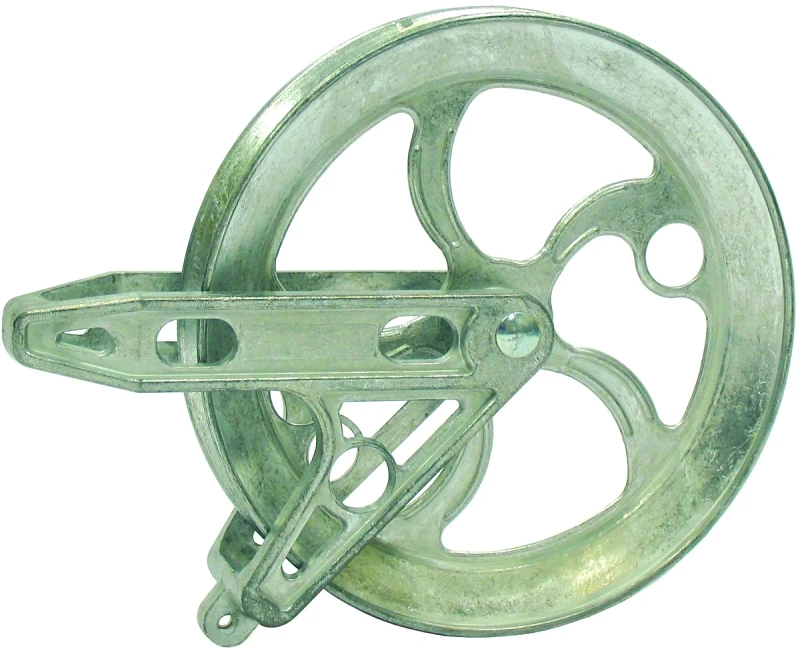 6.5-inch Standard Metal Clothesline Pulley - Heavy Duty Rustproof Design