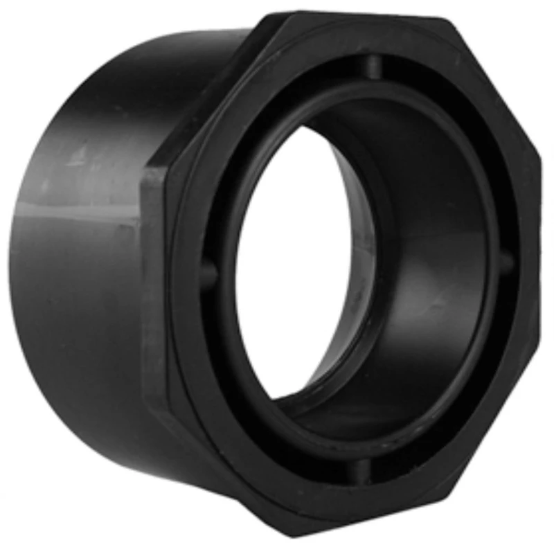 Abs/dwv Reducing Bushing, 1-1/2 X 1-1/4 In. Spigot X Hub