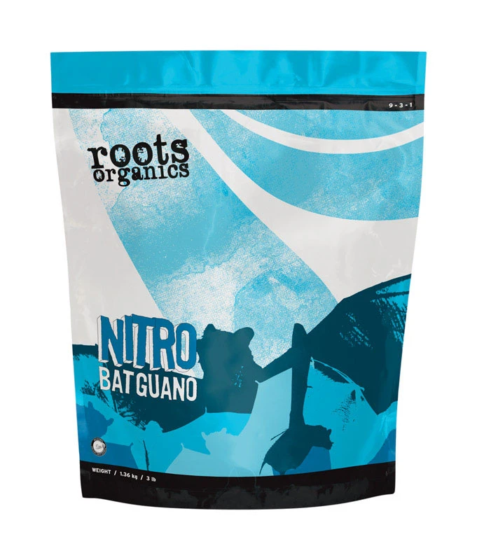 Nitro Bat Guano Plant Fertilizer, 3 Pounds - Organic Plant Food