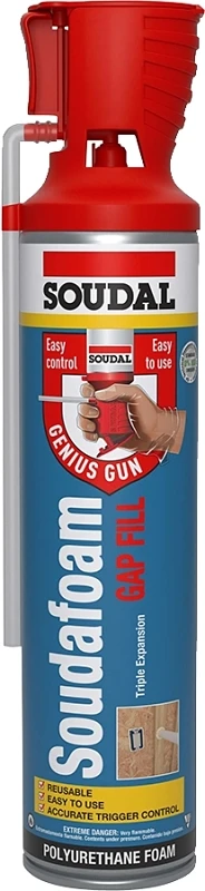 High Expansion Gap Fill Sealant With Gun, 20 Ounce Canister