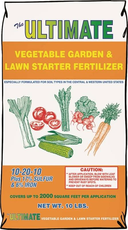 Ultimate 150 Vegetable Garden & Lawn Starter Fertilizer 10-20-10, 10 Pounds