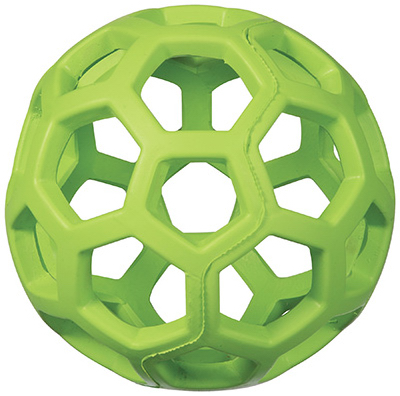 Hole-ee Small Roller Dog Toy - Durable Natural Rubber For Interactive Play