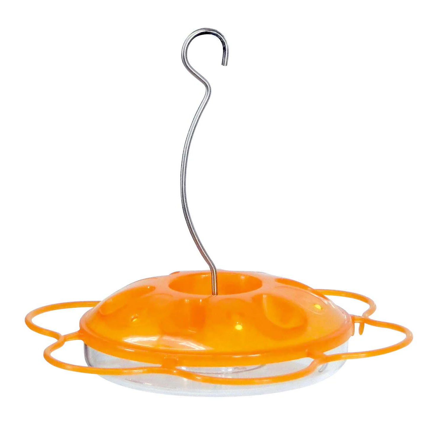14 Oz. Plastic Saucer Oriole Feeder With Ant Moat And Multiple Feeding Options