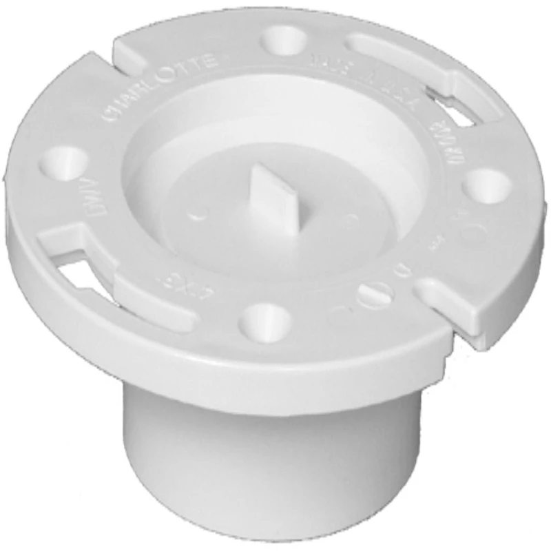 Schedule 40 Dwv Pvc Top Closet Flange, 3" X 4" - Durable Plumbing Solution