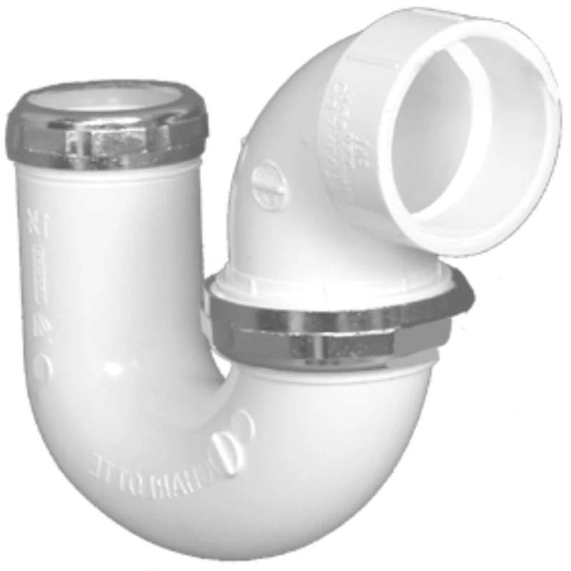 Schedule 40 Dwv Pvc P-trap, 1.5-inch, Los Angeles Pattern