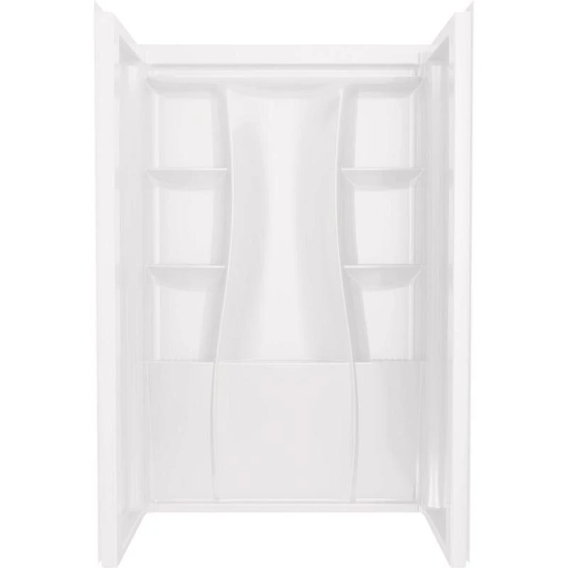 Classic 500 Shower Wall Set, 73-1/4 In. H X 34 In. W X 48 In. L, White