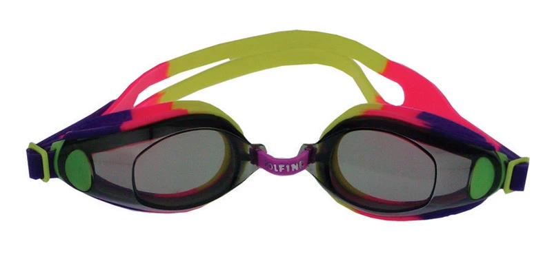 Multicolored Silicone Swim Goggles For Adults - Model Aqg20747a