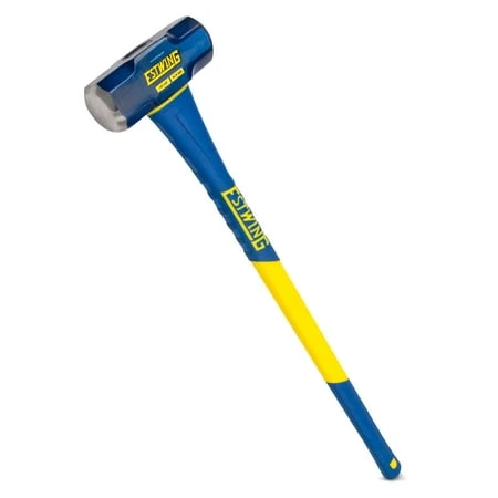 10-pound Sledge Hammer With Steel Head And 36-inch Fiberglass Handle