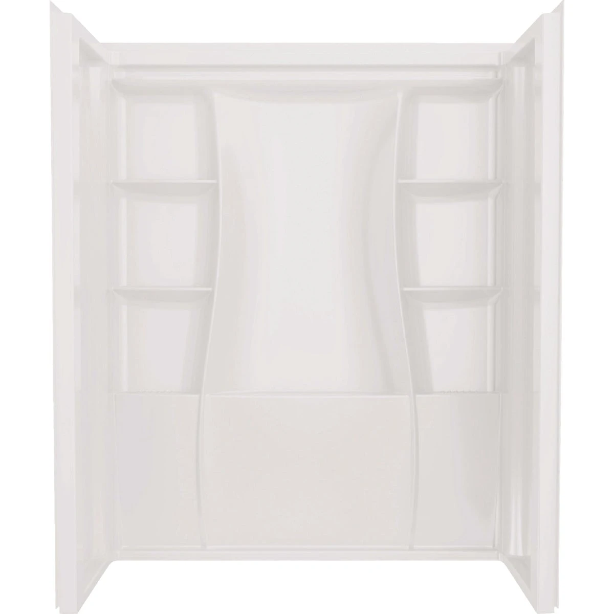 Classic 500 60 In. X 73.25 In. X 30 In. Alcove Shower Wall Set, White (3-piece)