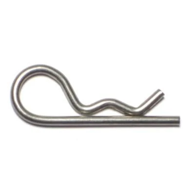 3/32 x 1-5/8 18-8 Stainless Steel Hitch Pin Clips HPCSS-058 (8 pcs.)
