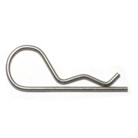 .072 x 1-7/8 18-8 Stainless Steel Hitch Pin Clips HPCSS-052 (10 pcs.)