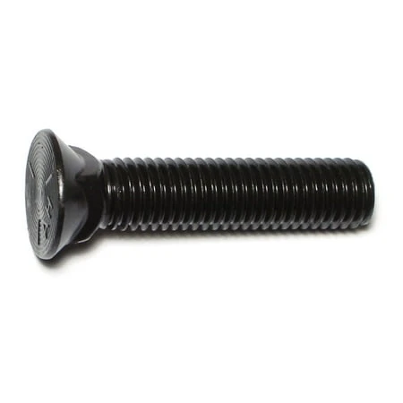 5/8-11 X 3 Zinc Grade 5 Plain Plow Bolts - Coarse Thread Flat Head