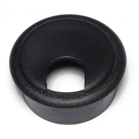1-3/4 Inch Black Plastic Desk Grommets For Cable Management