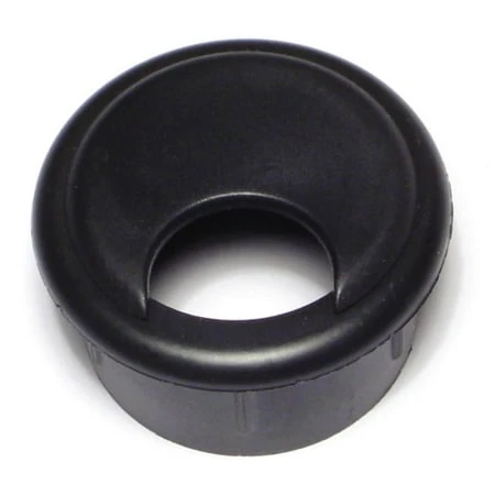 1-1/2 Inch Black Plastic Desk Grommets For Cable Management