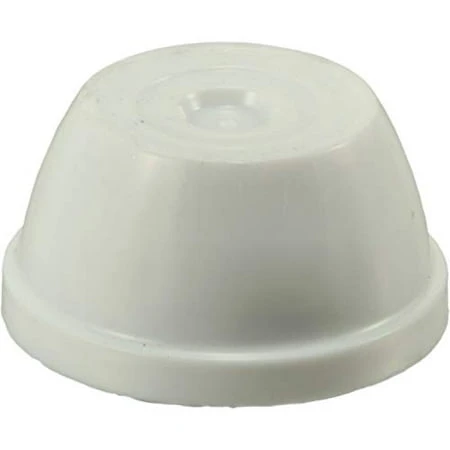 Durable 3/8 Inch White Plastic Fasteners - Set of 5
