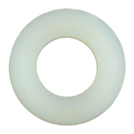 #10 Nylon Flat Washers 13/64 X 3/8 X 1/16 - Durable Plastic Washers