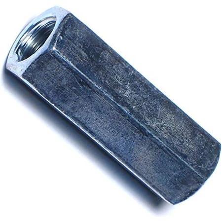 3/4-10 Zinc Coarse Coupling Nuts - Durable Fasteners For Secure Connections