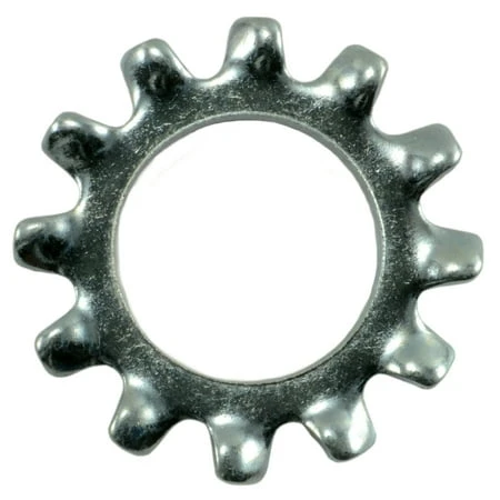 3/8 X 45/64 Zinc Plated Grade 2 Steel External Tooth Lock Washers - Lws-267