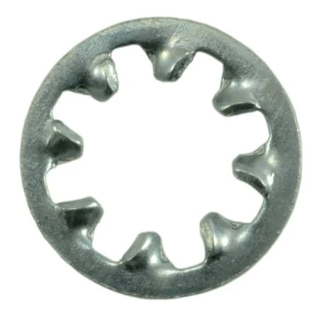 #10 Zinc Plated Internal Tooth Lock Washers - 3/16 X 27/64 Grade 2 Steel