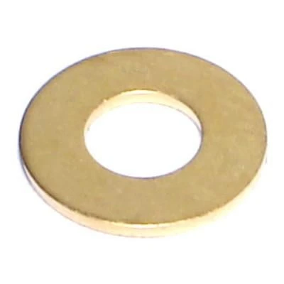1/4 X 17/64 X 9/16 Brass Sae Flat Washers - Durable And Reliable