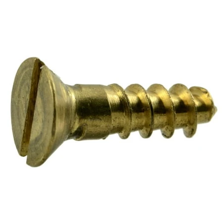 6X1/2" SLT FL HD WOOD SCREW BRAS
