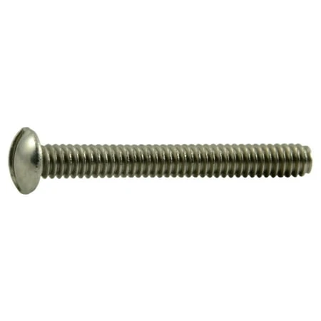 0-80 X 1/2 Stainless Steel Slotted Pan Head Miniature Machine Screws - 18-8 Grade