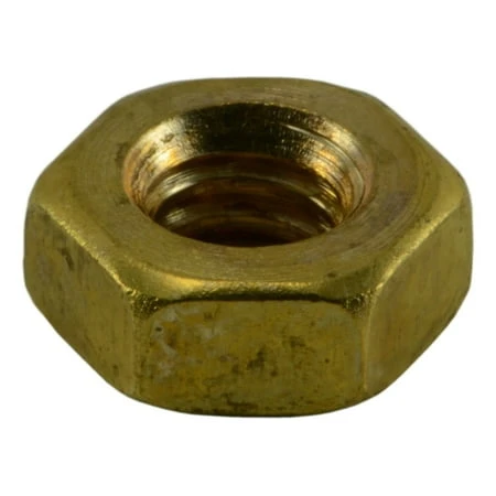 1/4-20 Brass Coarse Hex Nuts For Secure Fastening - Model Msnb-067