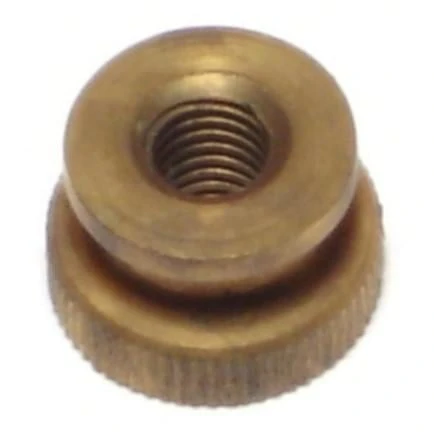 10-32 Brass Fine Thread Knurled Nuts - Durable And Versatile Fasteners