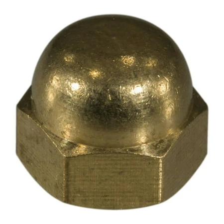 #6-32 Solid Brass Coarse Thread Acorn Cap Nuts - Durable And Versatile Fasteners
