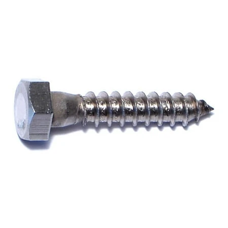5/16 X 1-1/2 Stainless Steel Hex Lag Screws - 18-8 Grade