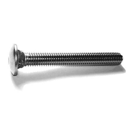 1/2-13 X 4 Stainless Steel Coarse Thread Carriage Bolts - 18-8 Grade