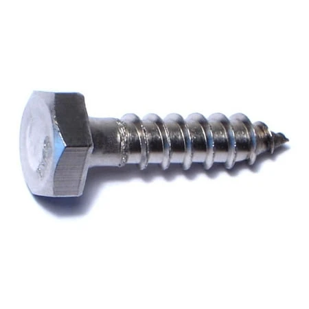 1/4 X 1 Stainless Steel Hex Lag Screws - 18-8 Grade, Heavy Duty Fasteners