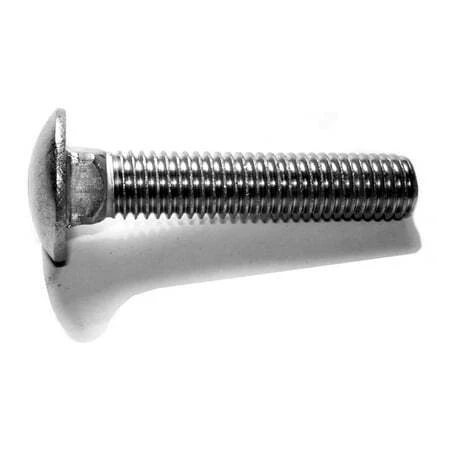 1/2-13 X 2-1/2 Stainless Steel Coarse Thread Carriage Bolts - 18-8 Grade
