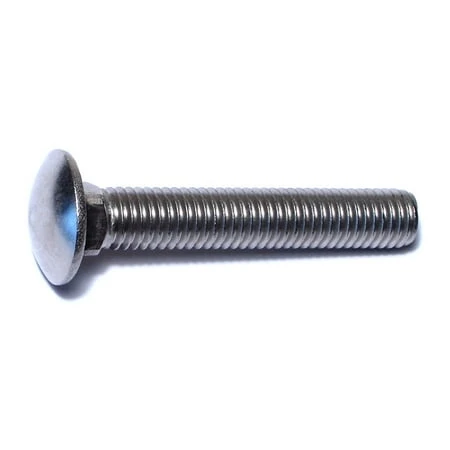 1/2-13 X 3 Stainless Steel Coarse Thread Carriage Bolts - 18-8 Grade