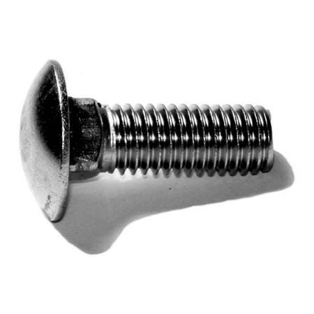 1/2-13 X 1-1/2 Stainless Steel Coarse Thread Carriage Bolts - 18-8 Grade