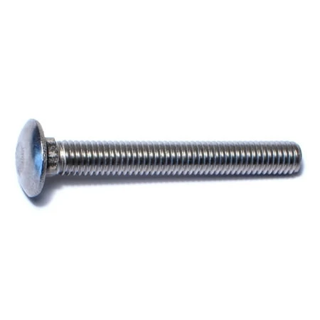 3/8-16 X 3 Inch Stainless Steel Carriage Bolts - 18-8 Coarse Thread