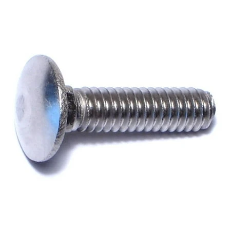 1/4-20 X 1 Stainless Steel Carriage Bolts - 18-8 Coarse Thread