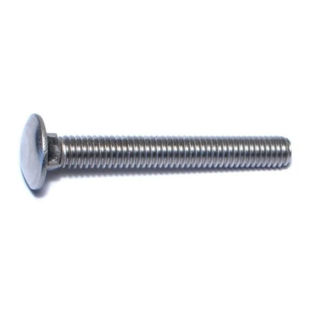 5/16-18 X 2-1/2 Stainless Steel Coarse Thread Carriage Bolts - 18-8 Grade