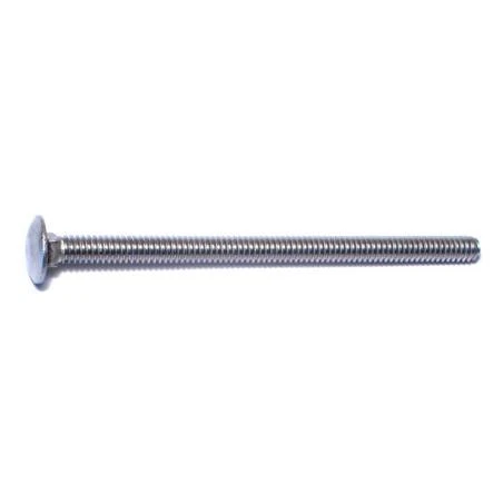 1/4-20 X 4 Stainless Steel Coarse Thread Carriage Bolts - 18-8 Grade