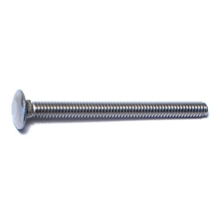 1/4-20 X 3 Stainless Steel Coarse Thread Carriage Bolts - 18-8 Grade