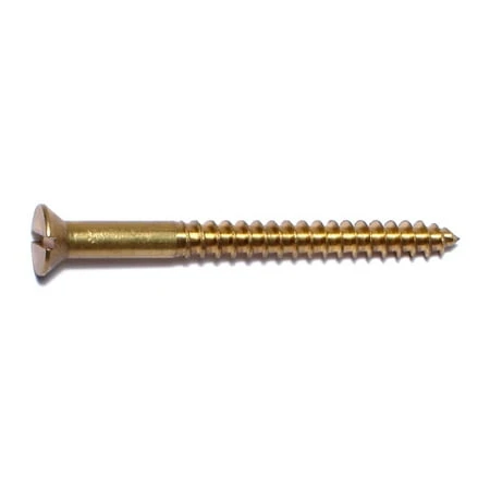 12 X21/2 SLFL HD WOOD SCREW BR