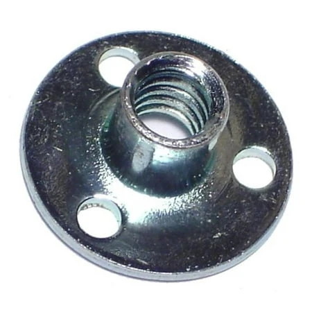 #10-32 x 5/16  Zinc Brad Hole Tee Nuts TNS-068 (16 pcs.)
