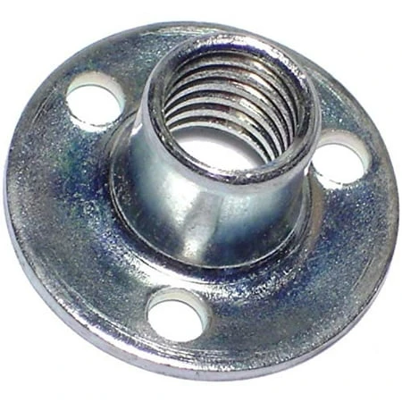 3/8-16 X 7/16 Zinc Brad Hole T-nuts - Pack Of 10