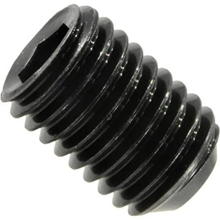1/4-28 X 3/8 Black Oxide Fine Socket Set Screws - 24 Pieces