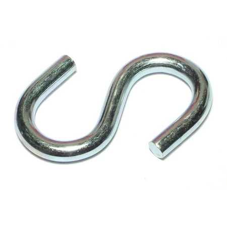 3 Inch Zinc Plated Steel Open S Hooks - Model Shs-077