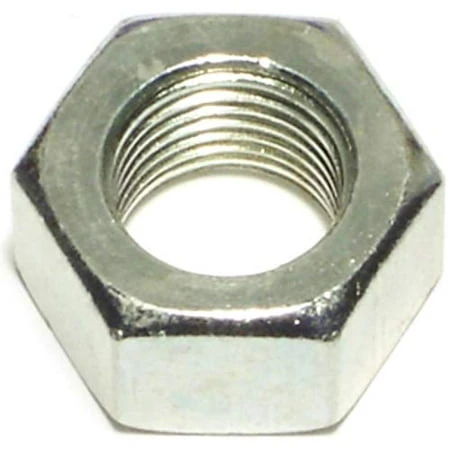 9/16-18 Plain Steel Fine Left Hand Hex Nuts - Set Of 4